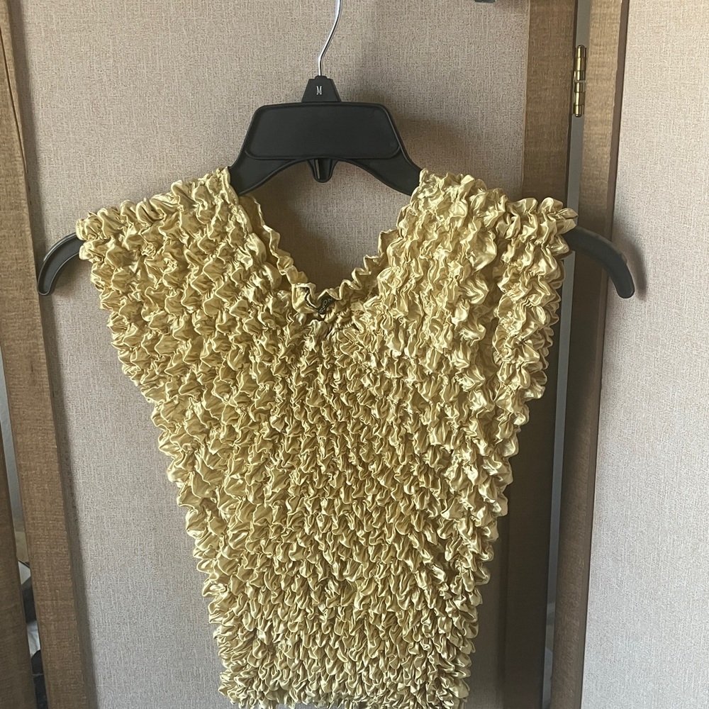 FINAL MARKDOWN Expressions Sunlit bubble Blouse osfm